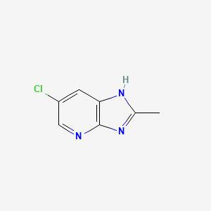 molecular formula C7H6ClN3 B1320658 6-Chloro-2-methyl-1H-imidazo[4,5-b]pyridine CAS No. 28279-50-7