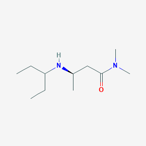 (3R)-N,N-Dimethyl-3-[(pentan-3-yl)amino]butanamide