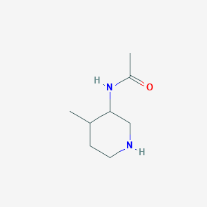 N-(4-methylpiperidin-3-yl)acetamide