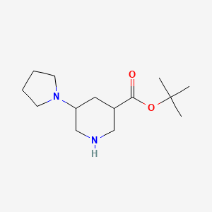 tert-Butyl 5-(pyrrolidin-1-yl)piperidine-3-carboxylate