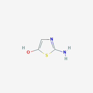 molecular formula C3H4N2OS B1320663 2-Amino-1,3-thiazol-5-ol CAS No. 857969-56-3