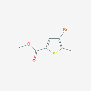molecular formula C7H7BrO2S B1320666 4-溴-5-甲基噻吩-2-甲酸甲酯 CAS No. 237385-15-8