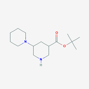 tert-Butyl 5-(piperidin-1-yl)piperidine-3-carboxylate