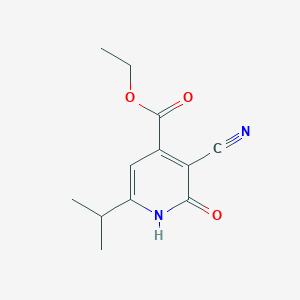 Ethyl3-cyano-2-hydroxy-6-isopropylisonicotinate