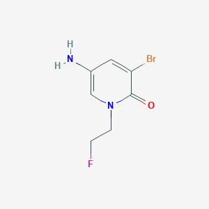 5-Amino-3-bromo-1-(2-fluoroethyl)-1,2-dihydropyridin-2-one