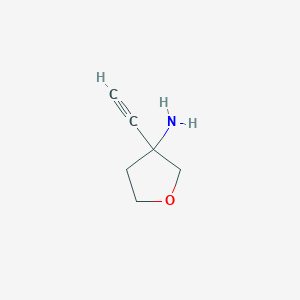 3-Ethynyloxolan-3-amine