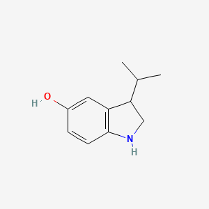 3-(Propan-2-yl)-2,3-dihydro-1H-indol-5-ol