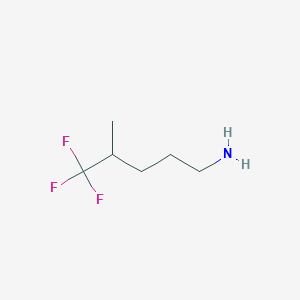 5,5,5-Trifluoro-4-methylpentan-1-amine