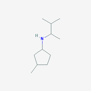 3-methyl-N-(3-methylbutan-2-yl)cyclopentan-1-amine