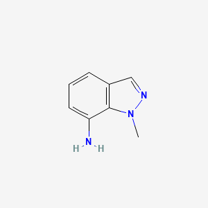 molecular formula C8H9N3 B1320690 1-methyl-1H-indazol-7-amine CAS No. 41926-06-1