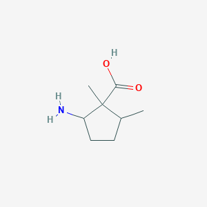 2-Amino-1,5-dimethylcyclopentane-1-carboxylic acid