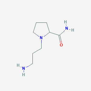 1-(3-Aminopropyl)pyrrolidine-2-carboxamide