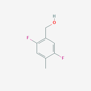 molecular formula C8H8F2O B1320696 (2,5-二氟-4-甲基苯基)甲醇 CAS No. 252004-43-6