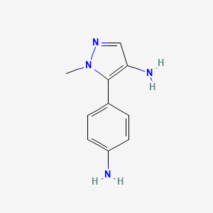 5-(4-Aminophenyl)-1-methyl-1H-pyrazol-4-amine