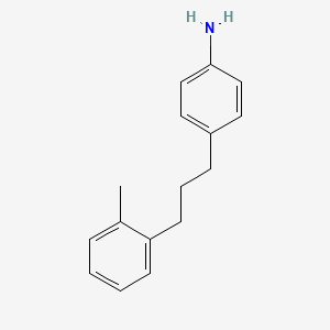 4-[3-(2-Methylphenyl)propyl]aniline