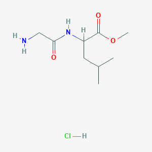 Methyl 2-(2-aminoacetamido)-4-methylpentanoate hydrochloride