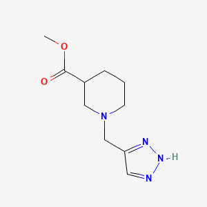 Methyl 1-[(2H-1,2,3-triazol-4-yl)methyl]piperidine-3-carboxylate