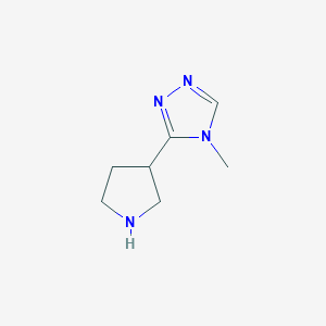 4-methyl-3-(pyrrolidin-3-yl)-4H-1,2,4-triazole