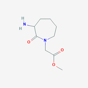 Methyl 2-(3-amino-2-oxoazepan-1-yl)acetate