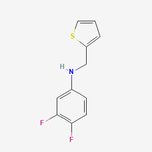 3,4-difluoro-N-(thiophen-2-ylmethyl)aniline