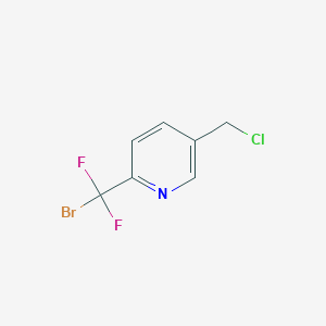 2-(Bromodifluoromethyl)-5-(chloromethyl)pyridine