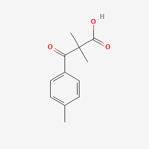 2,2-Dimethyl-3-(4-methylphenyl)-3-oxopropanoic acid