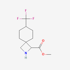 Methyl 7-(trifluoromethyl)-2-azaspiro[3.5]nonane-1-carboxylate