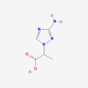 2-(3-Amino-1H-1,2,4-triazol-1-YL)propanoic acid