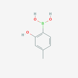 molecular formula C7H9BO3 B1320728 (2-羟基-4-甲基苯基)硼酸 CAS No. 259209-25-1
