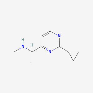 [1-(2-Cyclopropylpyrimidin-4-yl)ethyl](methyl)amine