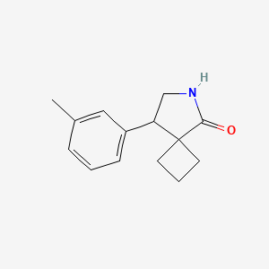 8-(3-Methylphenyl)-6-azaspiro[3.4]octan-5-one