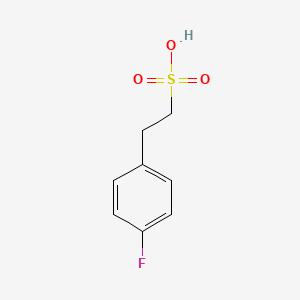 molecular formula C8H9FO3S B1320753 2-(4-氟苯基)乙磺酸 CAS No. 771468-53-2