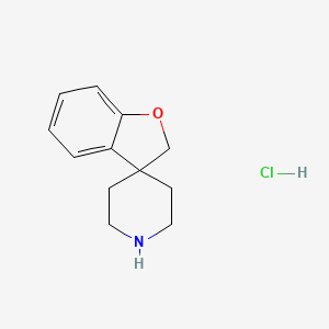 molecular formula C12H16ClNO B1320756 2H-螺[苯并呋喃-3,4'-哌啶]盐酸盐 CAS No. 167484-72-2