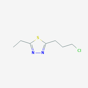 2-(3-Chloropropyl)-5-ethyl-1,3,4-thiadiazole