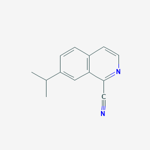 7-(Propan-2-YL)isoquinoline-1-carbonitrile