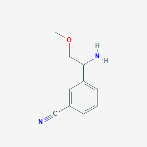 3-(1-Amino-2-methoxyethyl)benzonitrile