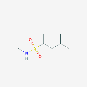 N,4-Dimethylpentane-2-sulfonamide