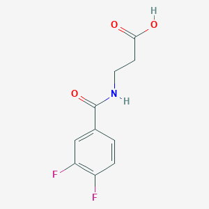 3-[(3,4-Difluorobenzoyl)amino]propanoic acid