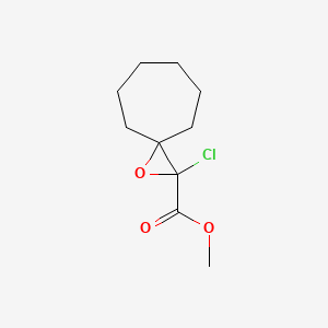 Methyl 2-chloro-1-oxaspiro[2.6]nonane-2-carboxylate