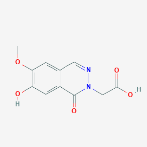 2-(7-Hydroxy-6-methoxy-1-oxo-1,2-dihydrophthalazin-2-yl)acetic acid