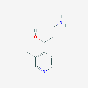 3-Amino-1-(3-methylpyridin-4-yl)propan-1-ol