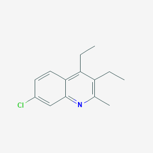 7-Chloro-3,4-diethyl-2-methylquinoline