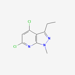 4,6-Dichloro-3-ethyl-1-methyl-1H-pyrazolo[3,4-b]pyridine