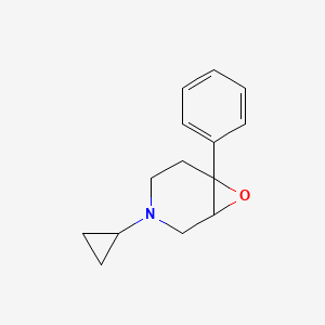 3-Cyclopropyl-6-phenyl-7-oxa-3-azabicyclo[4.1.0]heptane