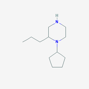 1-Cyclopentyl-2-propylpiperazine