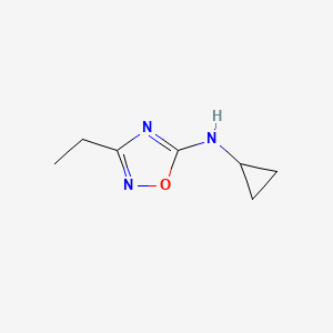 Cyclopropyl-(3-ethyl-[1,2,4]oxadiazol-5-YL)-amine