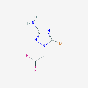 5-Bromo-1-(2,2-difluoroethyl)-1H-1,2,4-triazol-3-amine