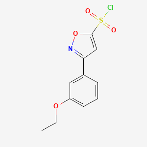 3-(3-Ethoxyphenyl)-1,2-oxazole-5-sulfonyl chloride