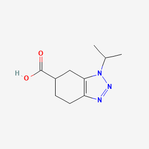 1-(Propan-2-yl)-4,5,6,7-tetrahydro-1H-1,2,3-benzotriazole-6-carboxylic acid