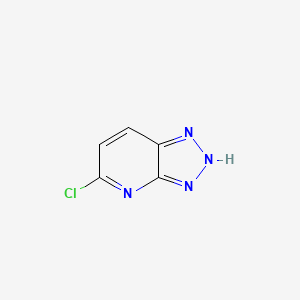 molecular formula C5H3ClN4 B1320789 5-Chloro-3H-[1,2,3]triazolo[4,5-b]pyridine CAS No. 73895-37-1